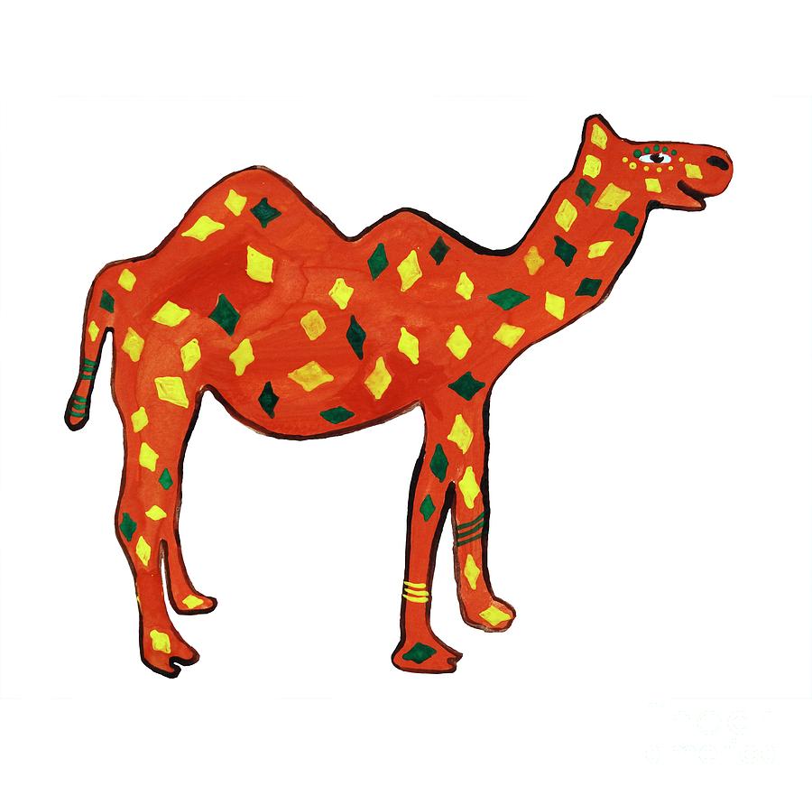 900x881 Camel Drawing