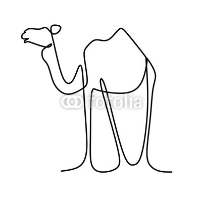 400x400 Camel One Line Art Drawing Vector Buy Photos Ap Images