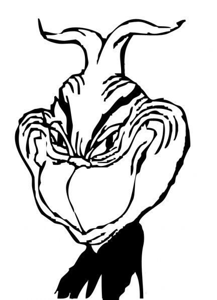432x595 Grinch Silhouette Cameo