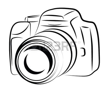 450x378 Contour Camera Drawing Drawing Ideas Camera Drawing, Contour