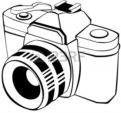 400x372 Camera Drawing Clipart