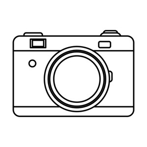300x300 Drawing Of A Camera Royalty Free Vectors