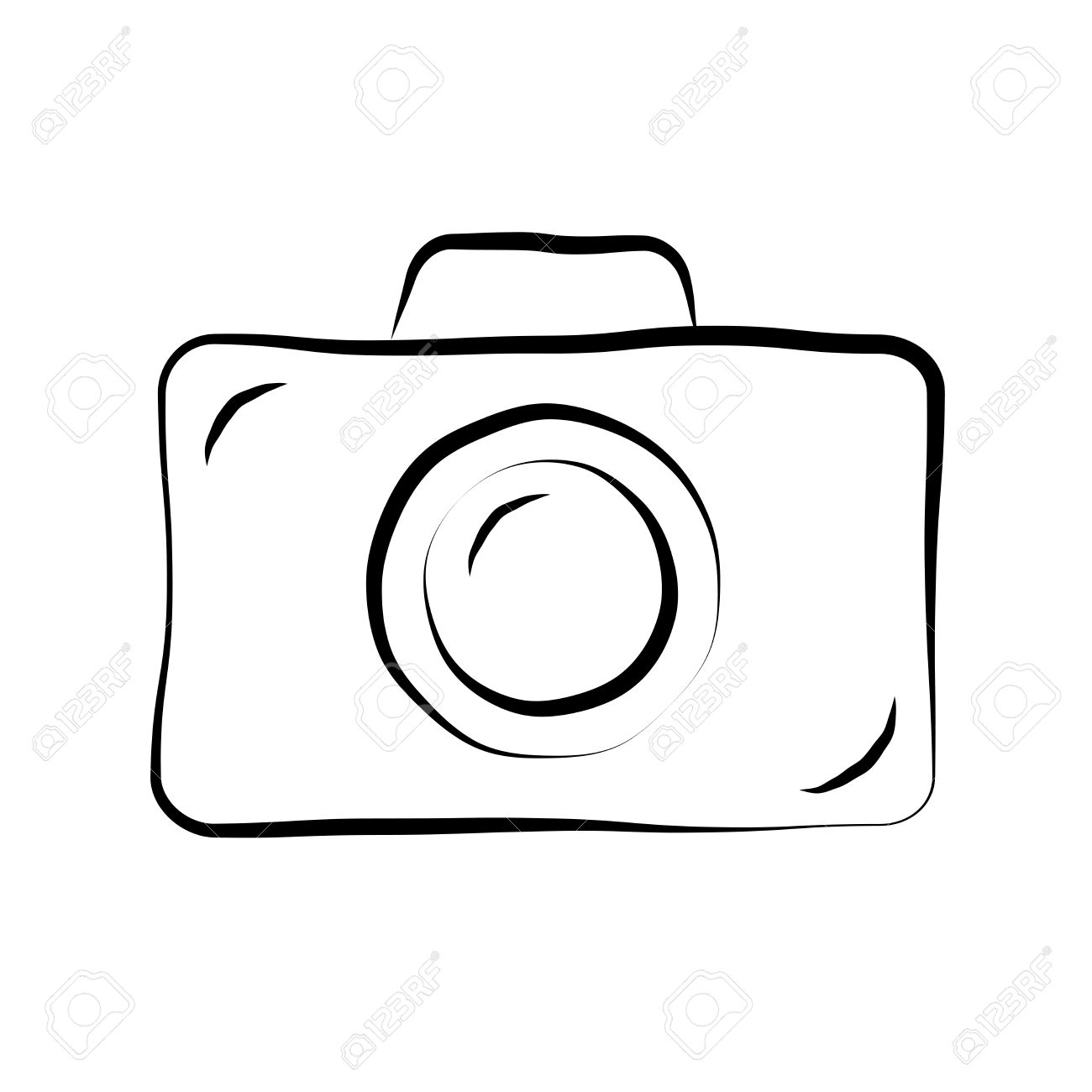 1300x1300 Huge Collection Of 'camera Outline Drawing' Download More Than