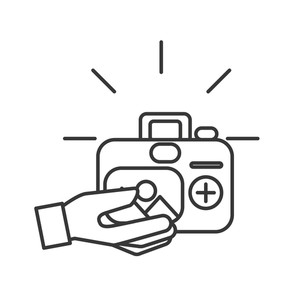 300x300 Camera Line Drawing Royalty Free Vectors