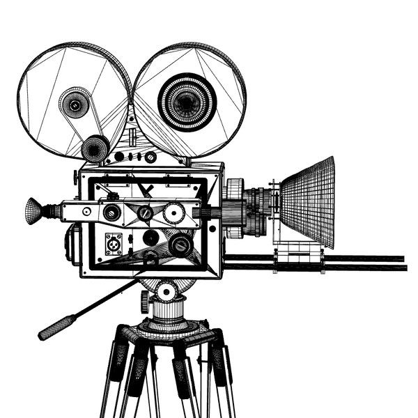 600x600 Camera Drawing Free Download