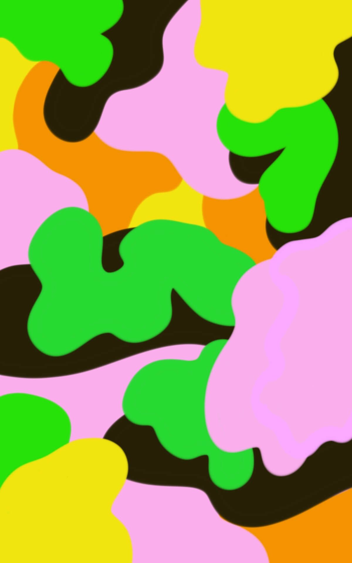 1200x1920 Psychedelic Camouflage Wallpaper For Your Phone And Tablet