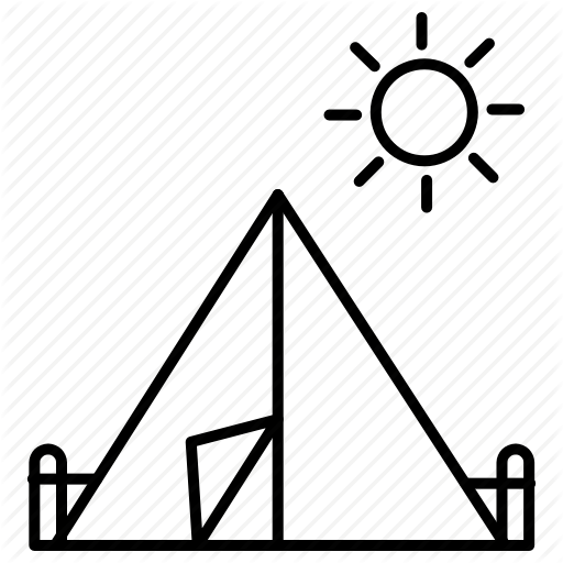 512x512 Campsite Drawing Forest Huge Freebie! Download For Powerpoint