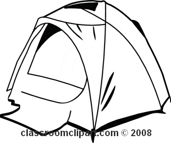 350x292 Go Back Gallery For Camping Tent Clip Art Black And White