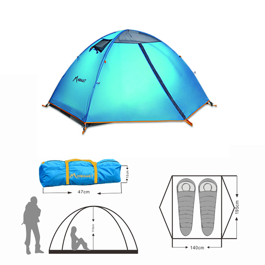 900x900 outdoor person double layer camping tent waterproof beach tent