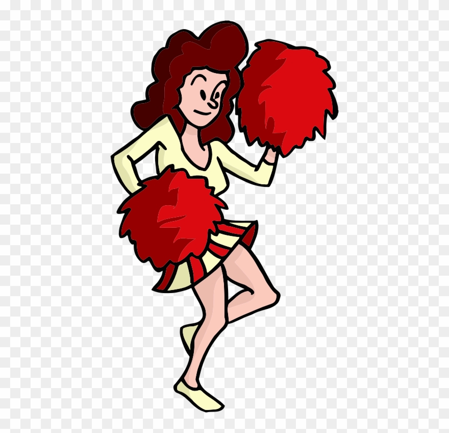 880x848 Pom Pom Cheerleading Drawing Can Stock Photo