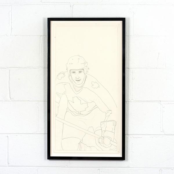 600x600 Charles Pachter Hockey Knights Of Canada Drawing