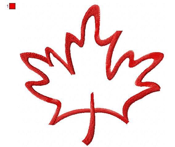 568x478 Maple Leaf Drawing