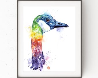 340x270 Canada Goose Art Etsy