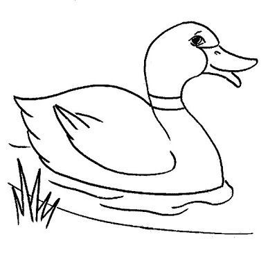 400x367 Goose Coloring