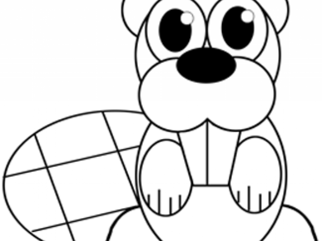 640x480 Free Drawn Beaver, Download Free Clip Art