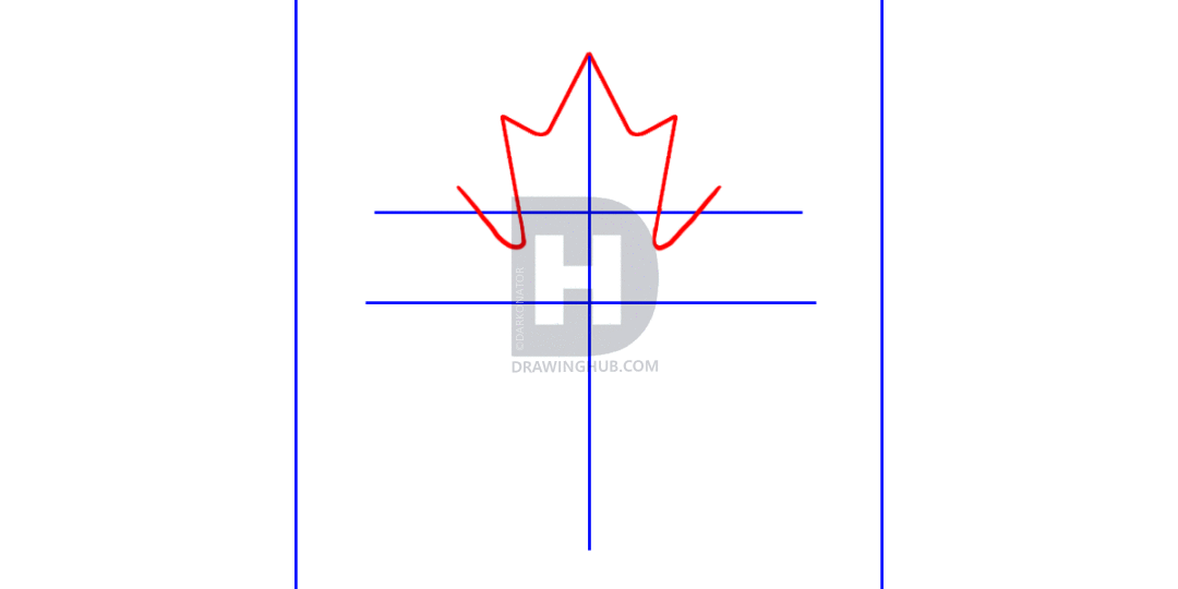 1080x540 How To Draw The Canadian Flag, Step