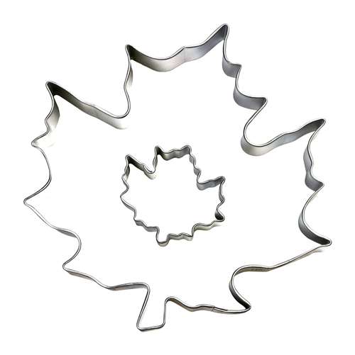 500x501 Cybrtrayd Parentchild Cookie Cutter Set Canada Maple Leaf +