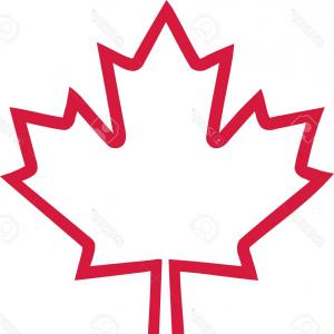 300x300 stock illustration maple leaf outline drawing soidergi