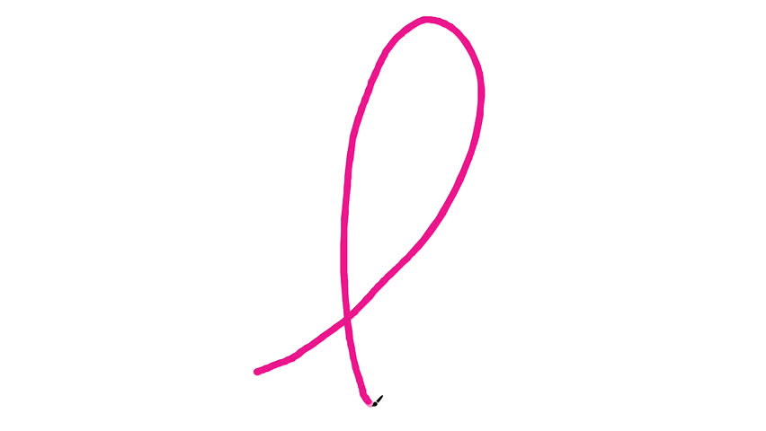 852x480 Drawing Pink Breast Cancer Awareness Stock Footage Video