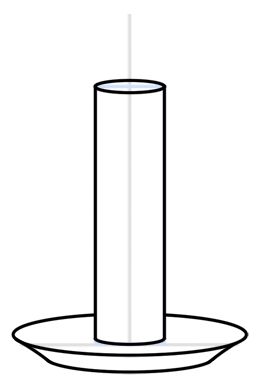 260x386 Cartoon Candle Step