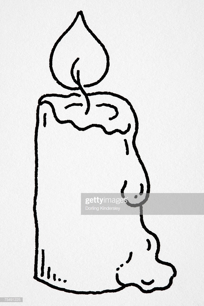 683x1024 Huge Collection Of 'melting Candle Drawing' Download More Than