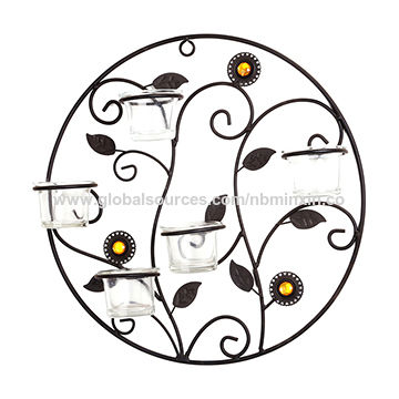 360x360 China Round Metal Candle Holder On Wall For Votive Bulk On Global