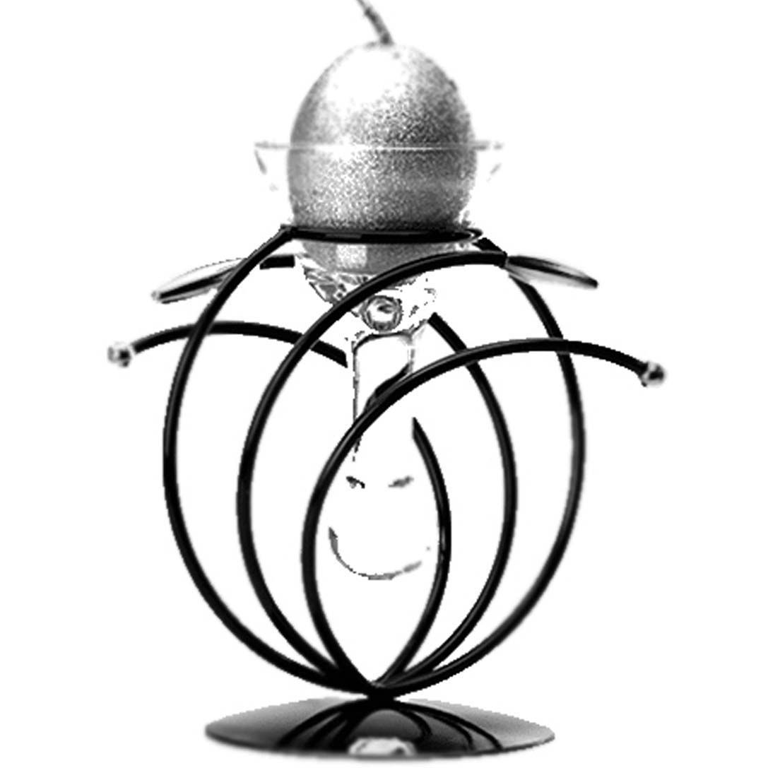 1087x1087 Minimalistic Metal Candle Holder Glass Droplet Heroklio