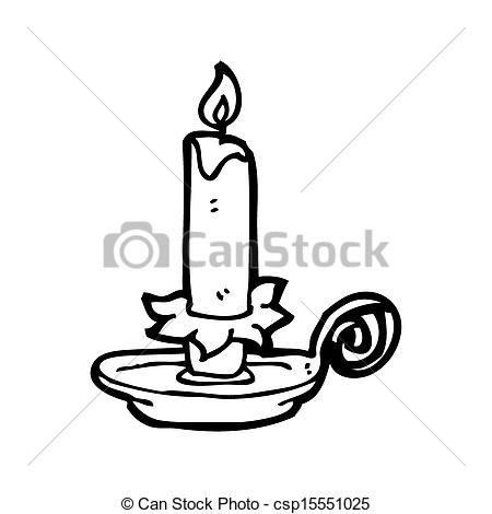 450x470 Old Candle Holder Cartoon