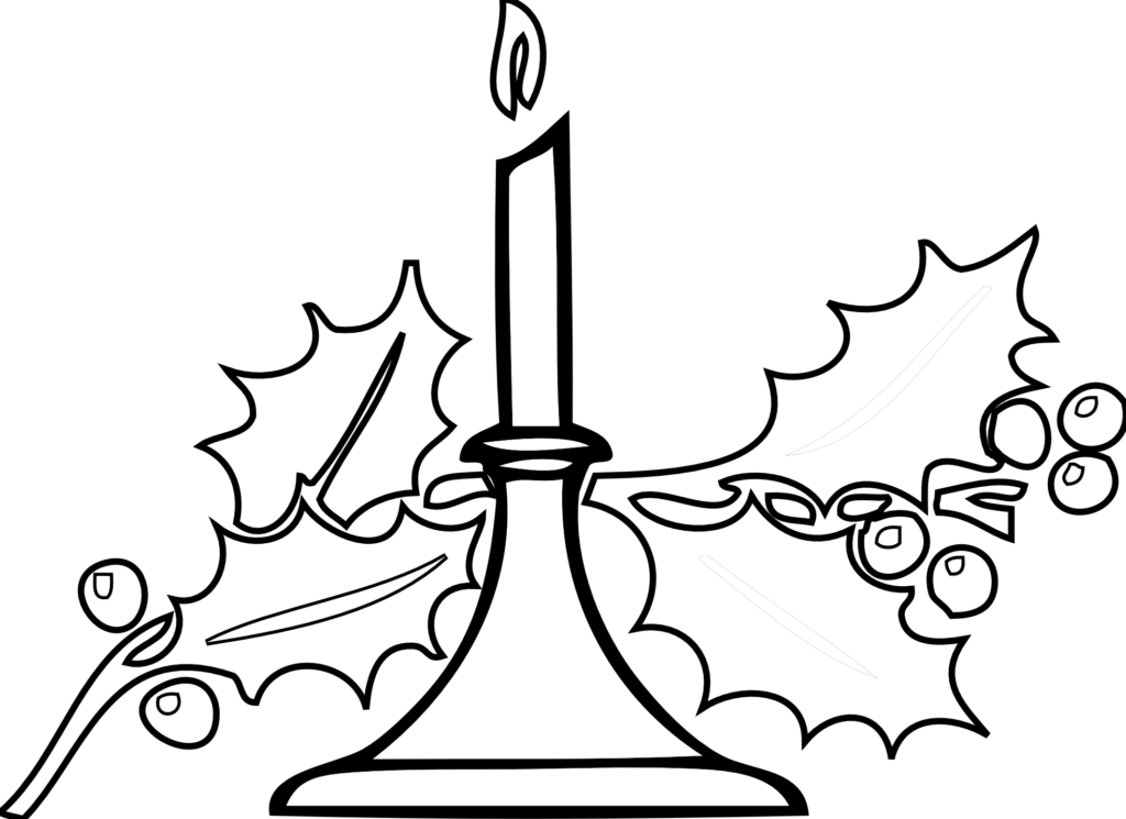 1024x745 Christmas Eve Candlelight Service Clipart Candle Light Clip Art