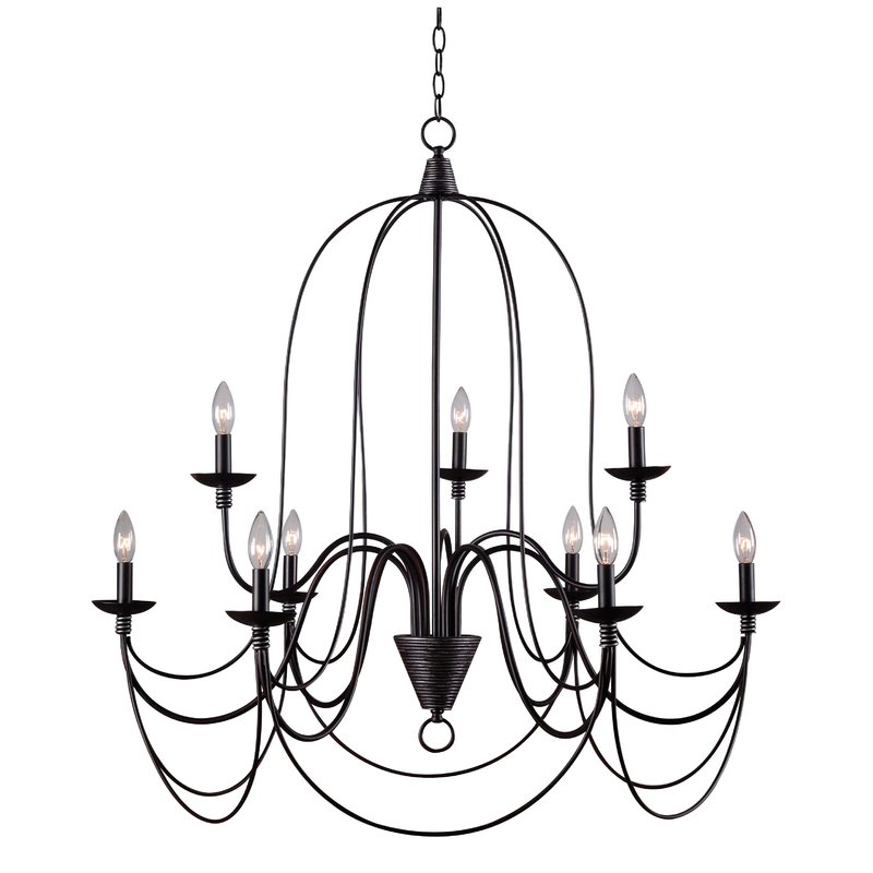 800x800 Three Posts Watford Light Candle Style Chandelier Reviews