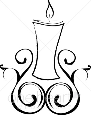 309x388 Candle Clipart Christmas Wedding Clipart
