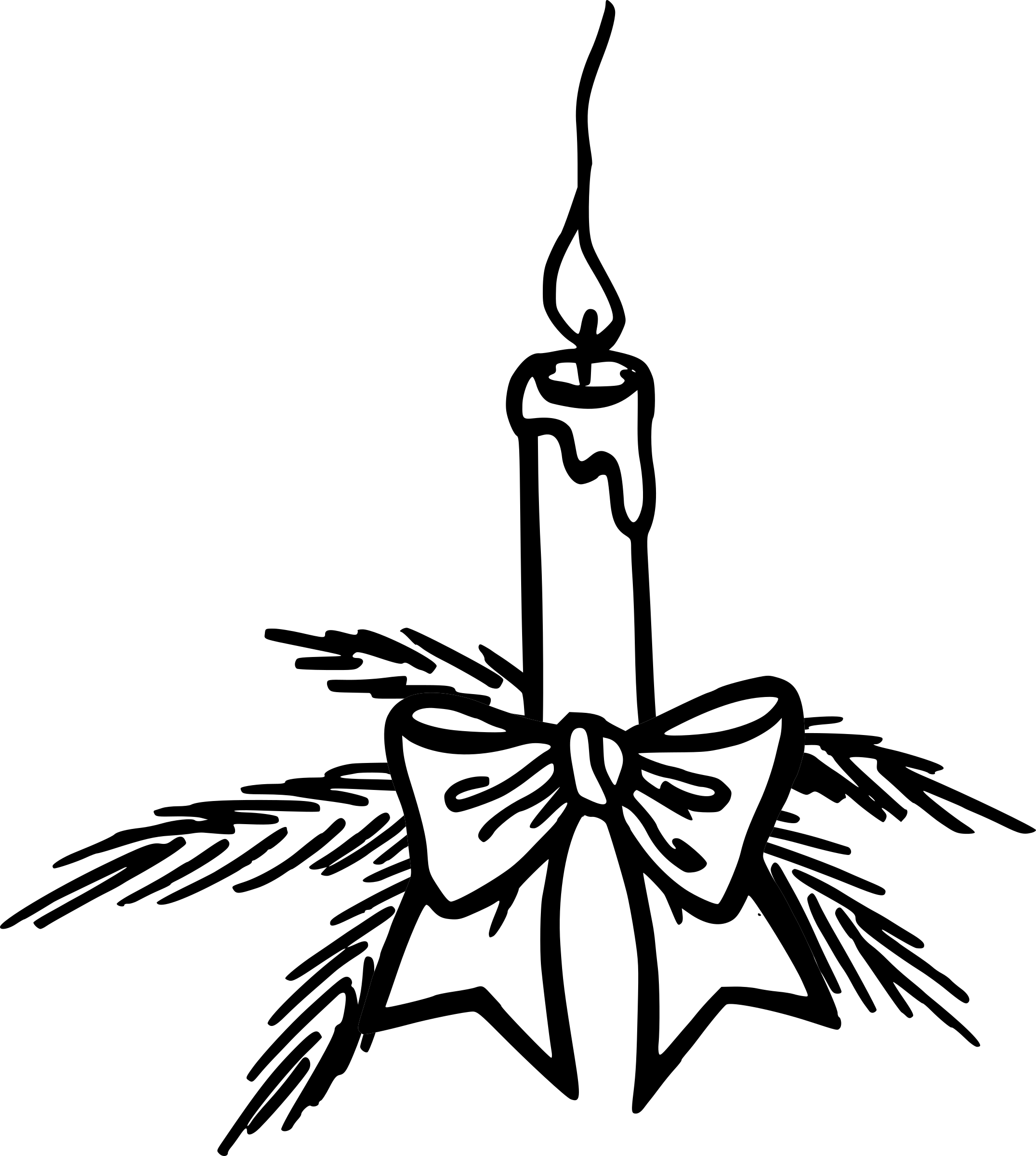 2151x2400 Collection Of Free Candle Drawing Abstract Download On Ui Ex