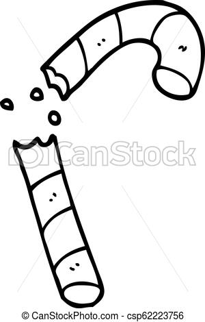 300x470 Line Drawing Cartoon Pink Candy Cane