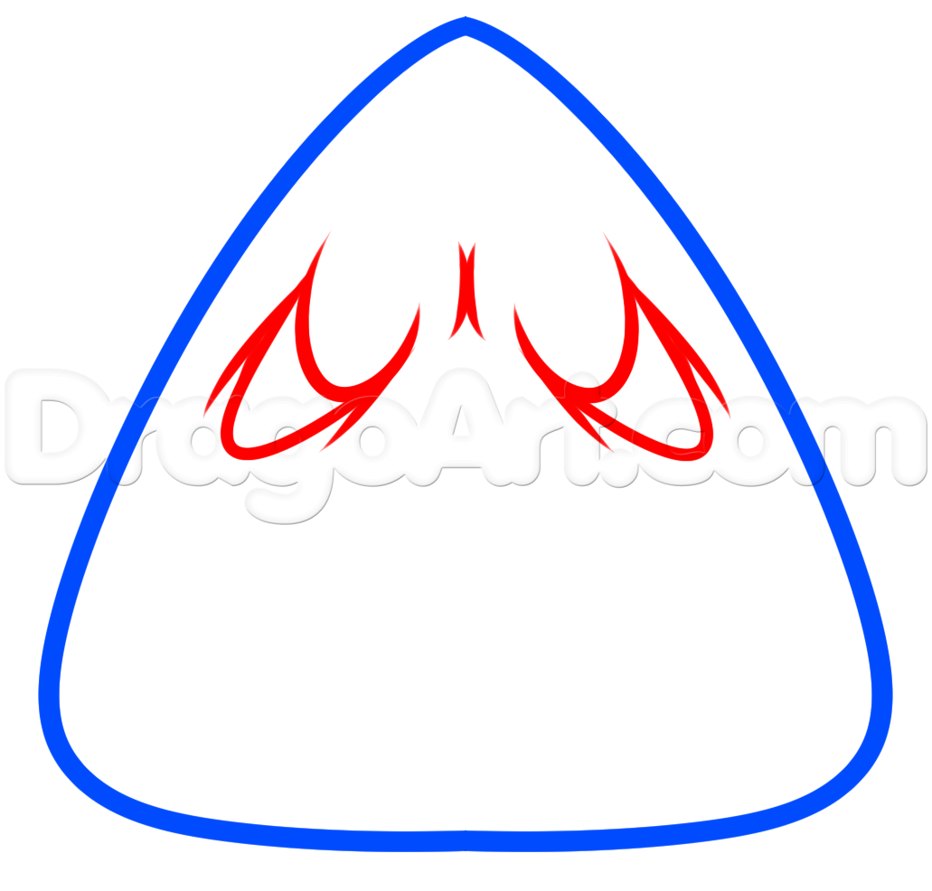 1031x986 Draw A Halloween Candy Corn, Step