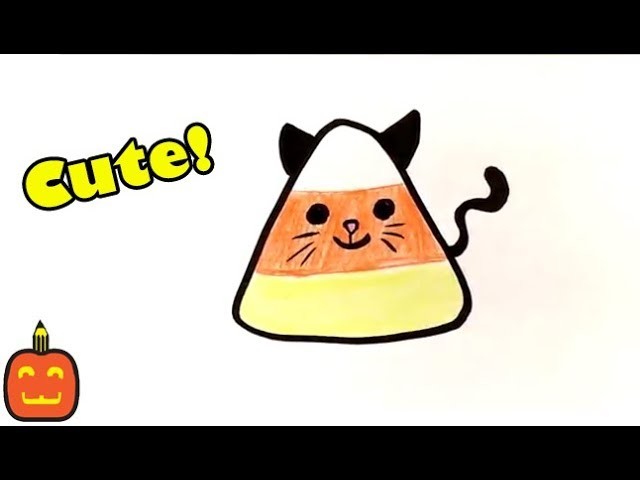 640x480 How To Draw Cute Candy Corn