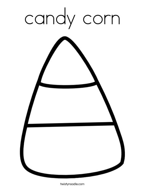468x605 Candy Corn Coloring Page