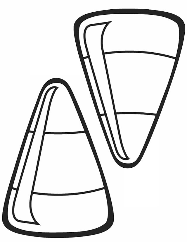 640x827 Candy Corn Coloring Pages