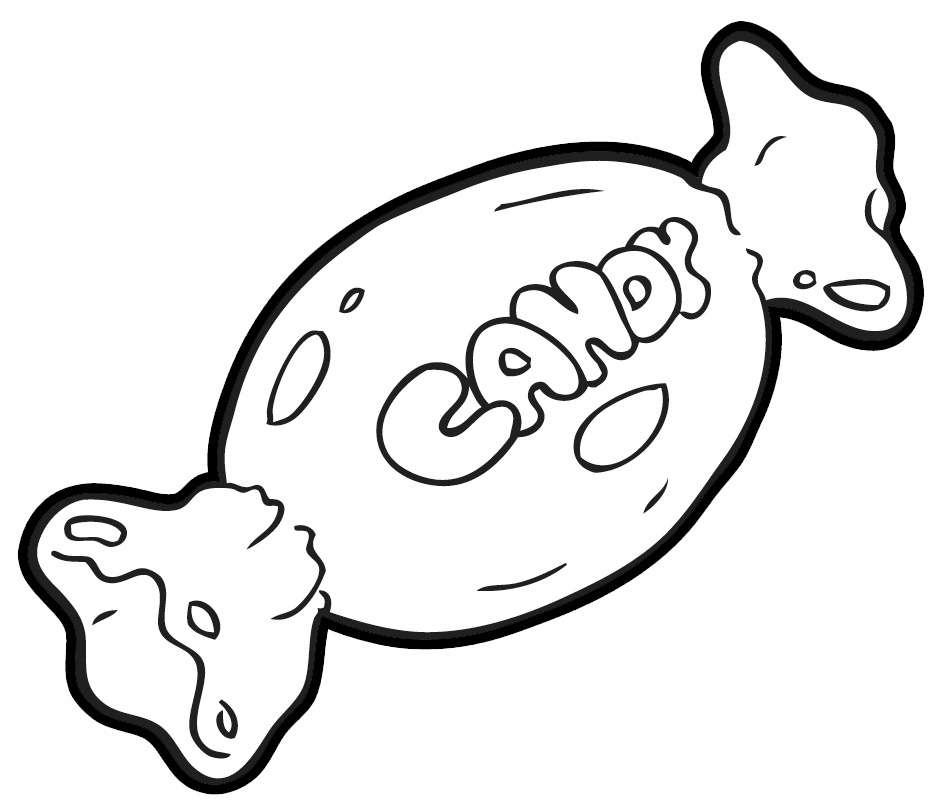 946x807 Candy Drawing Black And White For Free Download