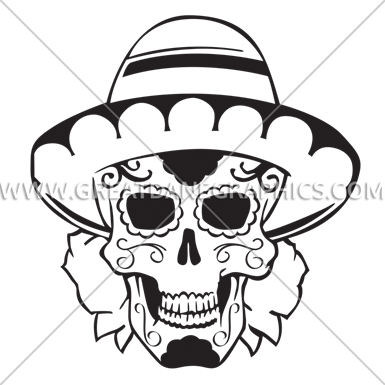 385x385 Collection Of Free Sombrero Drawing Candy Skull Download On Ui Ex