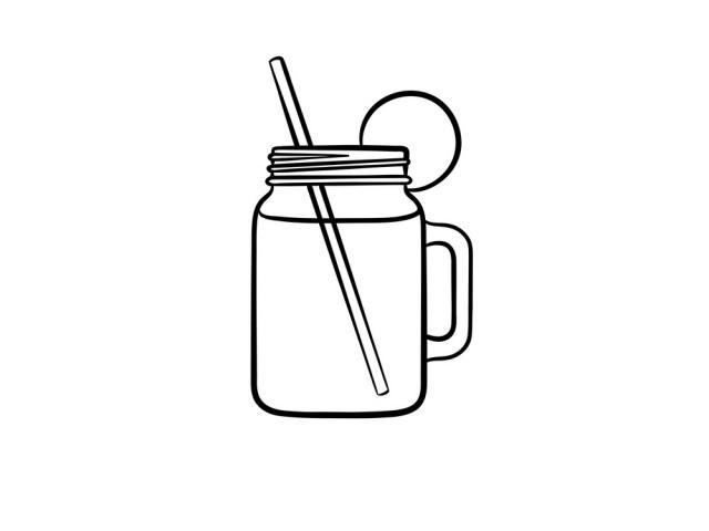 640x480 Free Drawn Mason Jar, Download Free Clip Art