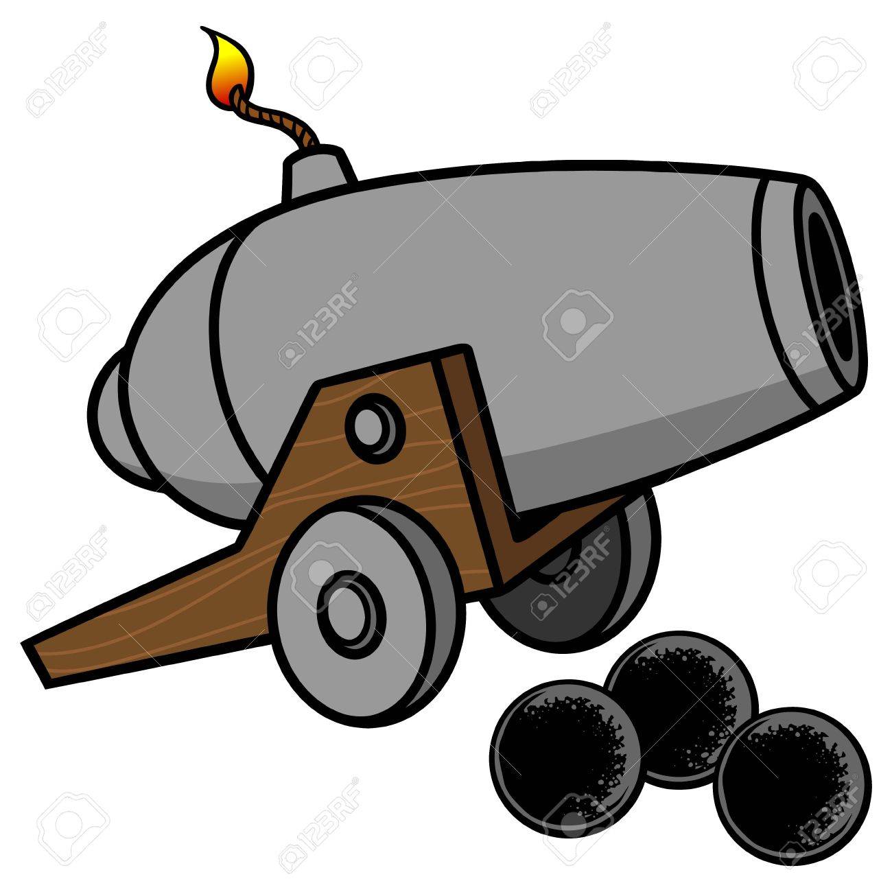 1300x1300 Collection Of Free Cannons Clipart Cartoon Download On Ui Ex
