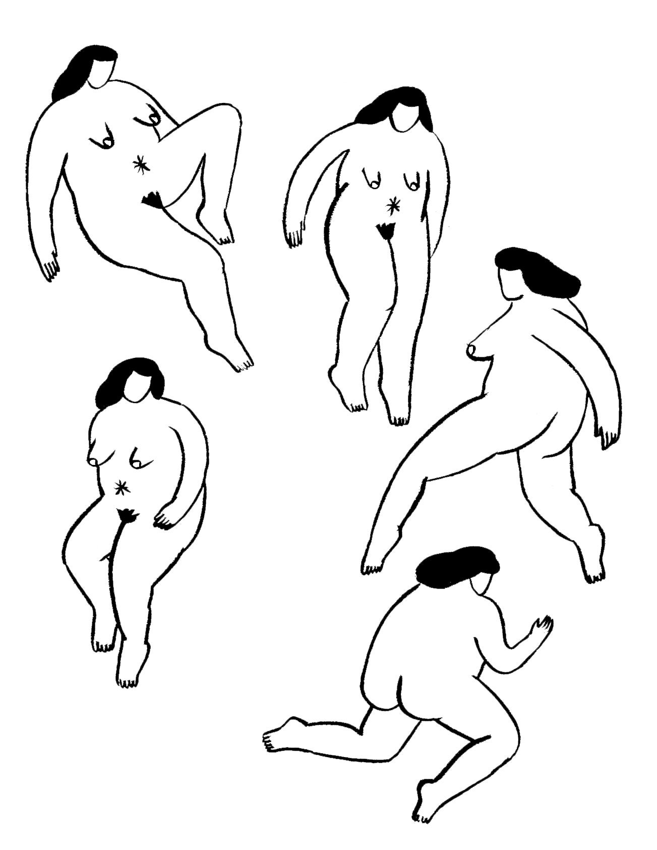 1303x1684 Five Ladies Print Frances Cannon