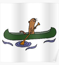 210x230 Canoeing Drawing Posters Redbubble