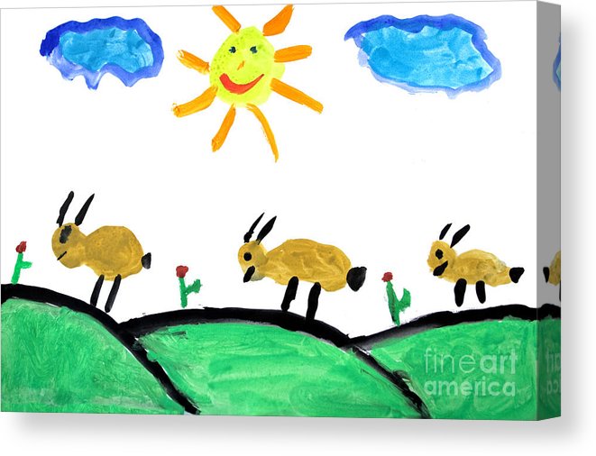 661x506 real child drawing canvas print canvas art