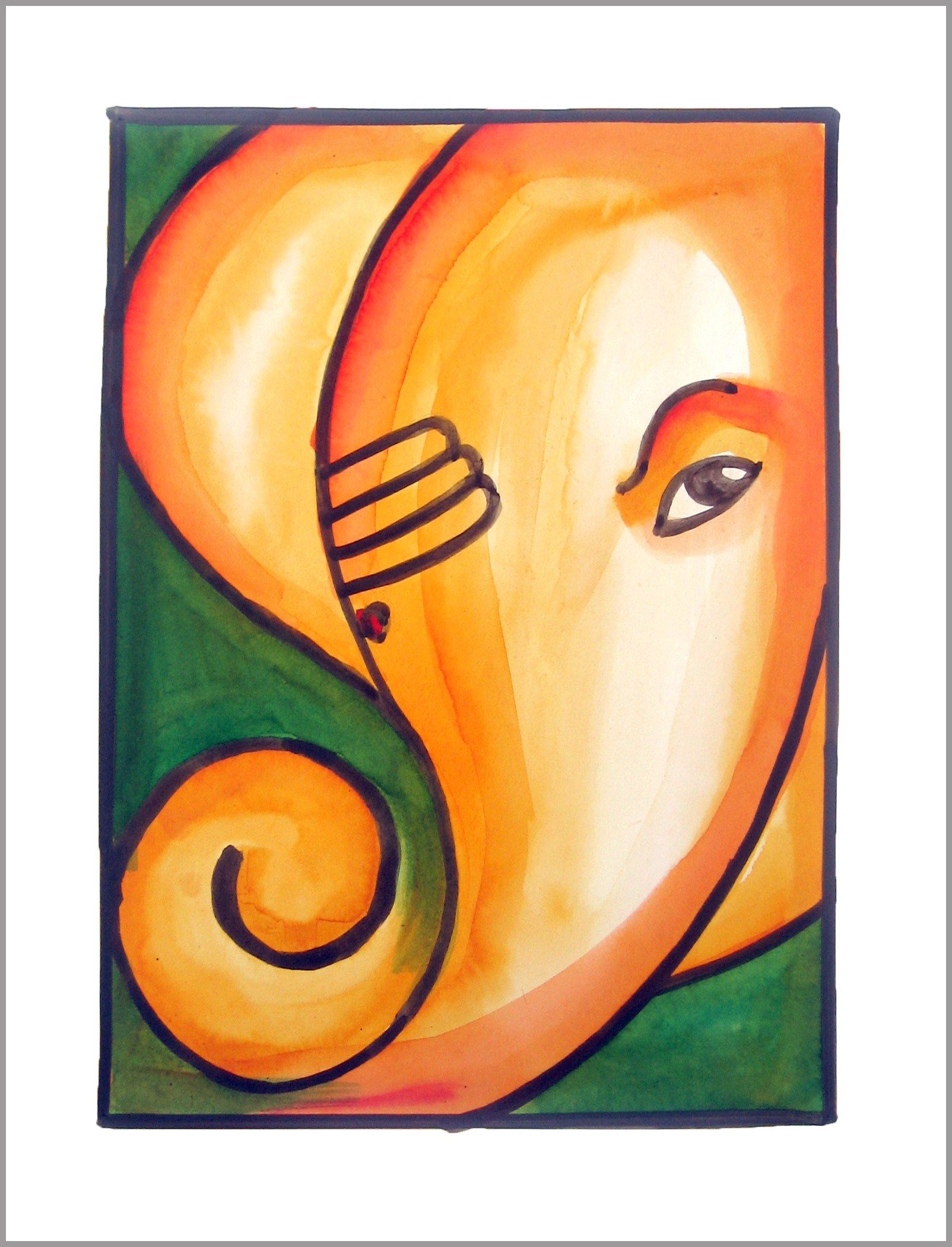 1604x2100 Ganesha Paintings
