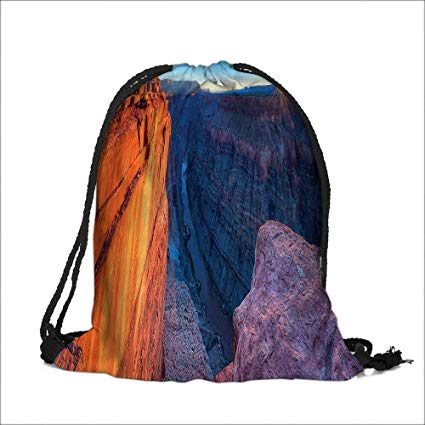 425x425 printing drawstring gift bag national landmarks decor