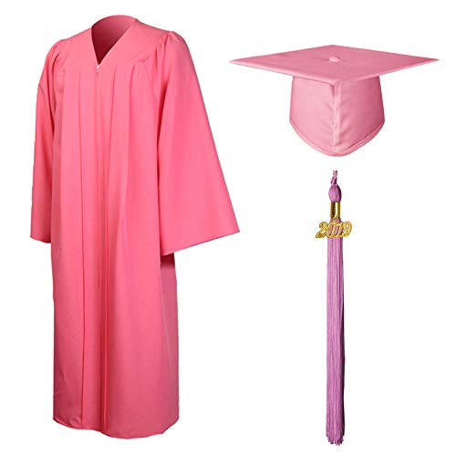 500x500 Pink Graduation Cap And Gown
