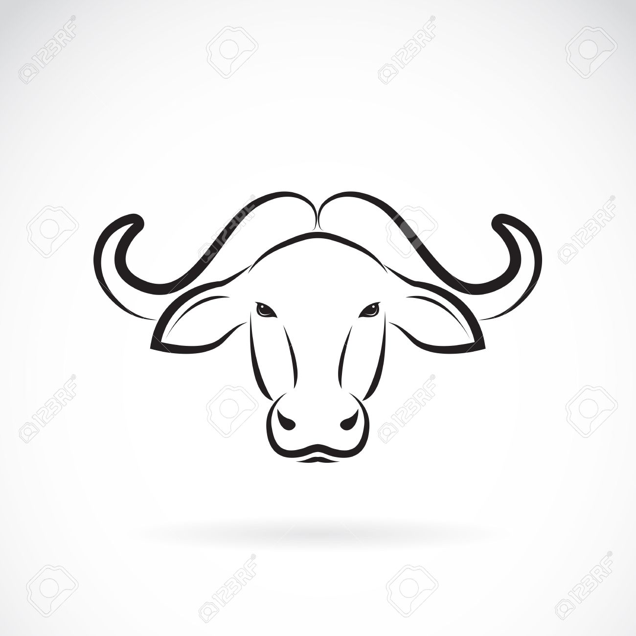 1300x1300 Huge Collection Of 'buffalo Head Drawing' Download More Than