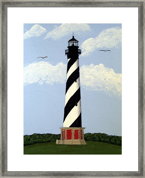 487x600 Cape Hatteras Lighthouse Painting