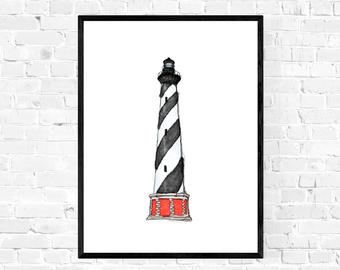 340x270 Cape Hatteras Print Etsy